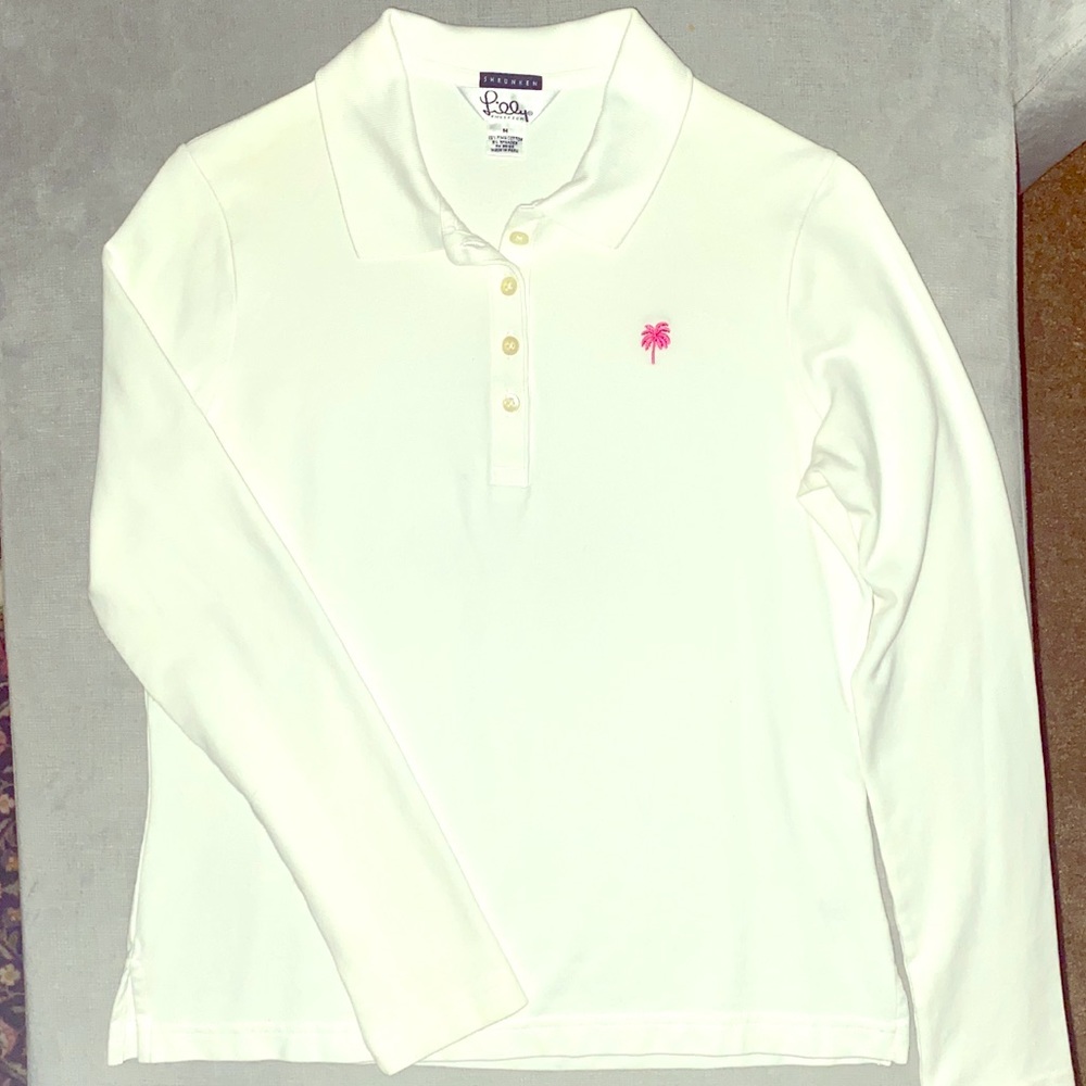 ⭐️SALE⭐️ Lilly Pulitzer Long Sleeve Polo Top